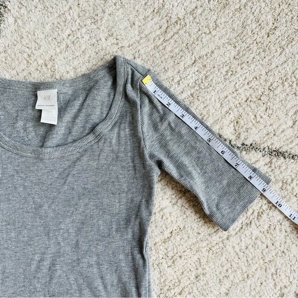 H&M Ribbed T-shirt - Picture 8 of 10